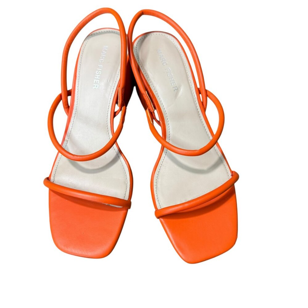 Marc Fisher Strappy Block Heel Sandals - Galvin R… - image 1